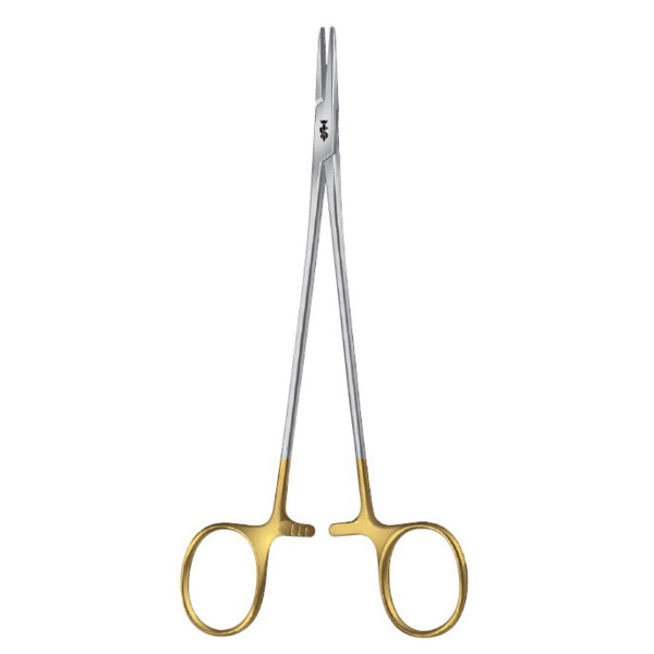 Иглодержатель по DE BAKEY, DUROGRIP, длина 150 мм, для нитей 4/0-6/0 - фото 0