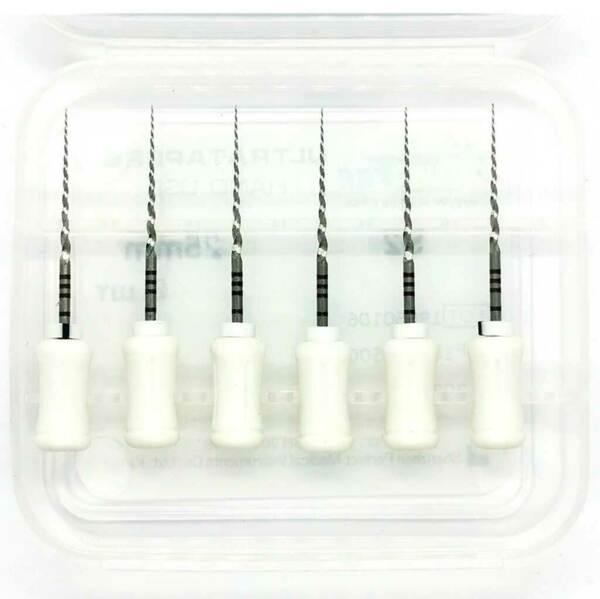 Файлы ручные Eurofile Ultratapers, для обработки корневого канала, 25 мм, №S2, никель-титан, 6 шт - фото 1