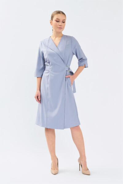 Халат-платье Тезис TZ150, серый, 42 - фото 1