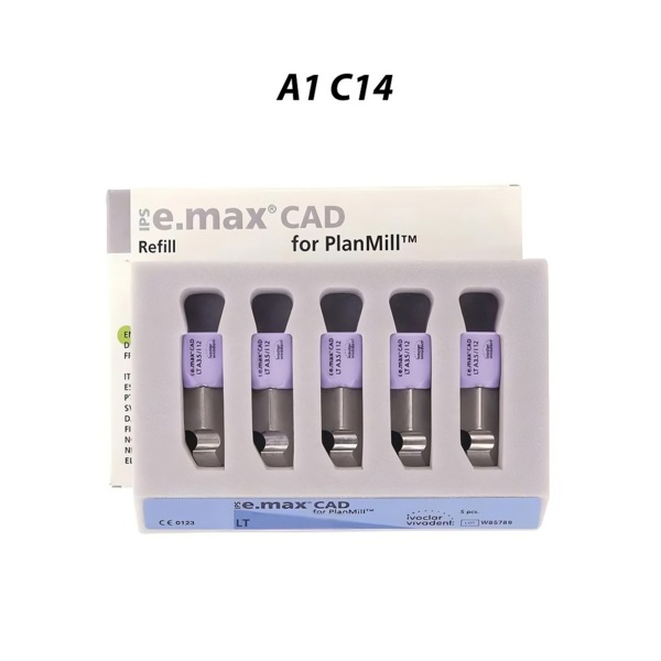 IPS e.max CAD PlanMill LT - блоки из дисиликата лития, цвет A1, C14, 5 шт - фото 0