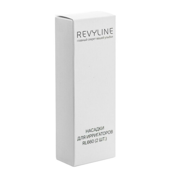 Насадка для ирригатора Revyline RL 660/610, пародонтологическая, черный, 2 шт - фото 1