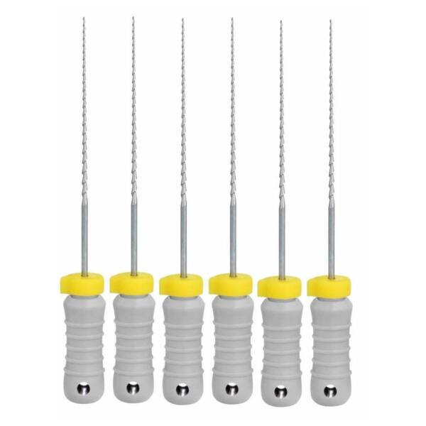 Файлы ручные Eurofile K-Files, для прохождения и расширения корневых каналов, 31 мм, №45/.02, сталь, 6 шт - фото 0