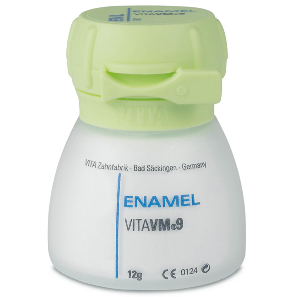 VITA VM 9 ENAMEL DARK - мелкодисперсная керамика из полевого шпата для облицовки диоксида циркония и VITABLOCS, 12 г - фото 0