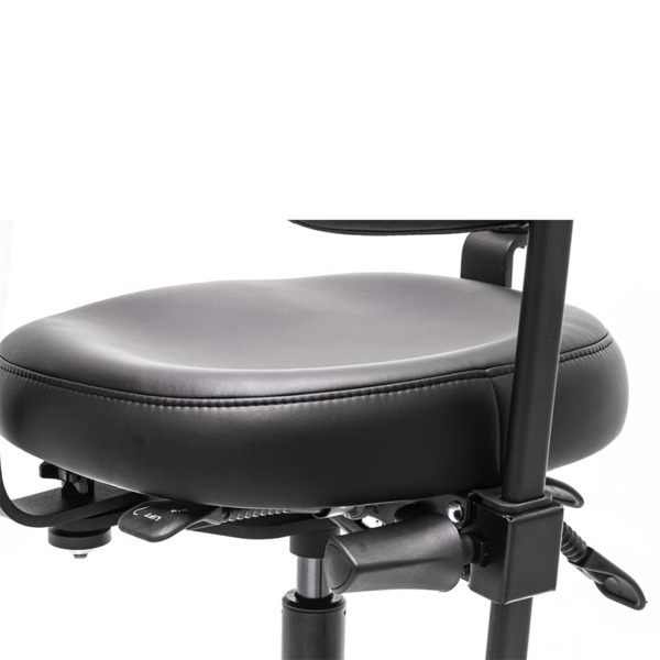 Стул микроскописта Mercury STANDART Black, цвет на выбор - фото 2