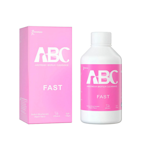 Порошок для Air-Flow Woodpecker PT-S1 Fast, на основе бикарбоната натрия, персик, 40 мкм, 300 г, 1 шт - фото 0