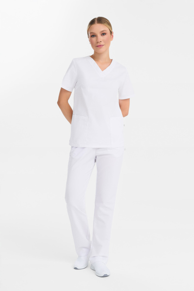 Туника медицинская женская Тезис TZ338 Unica, белый, 44 - фото 2