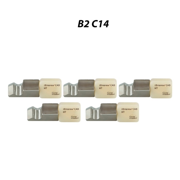 IPS Empress CAD PlanMill LT - блоки из лейцитной керамики, цвет B2, C14, 5 шт - фото 0