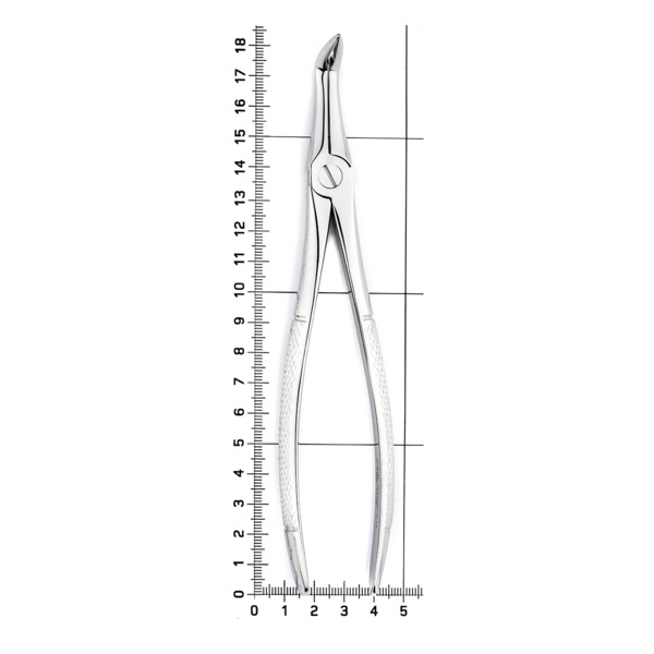 Щипцы для удаления зубов, нижние корни, ультратонкие, вертикально-изогнутые, стандартные - фото 7