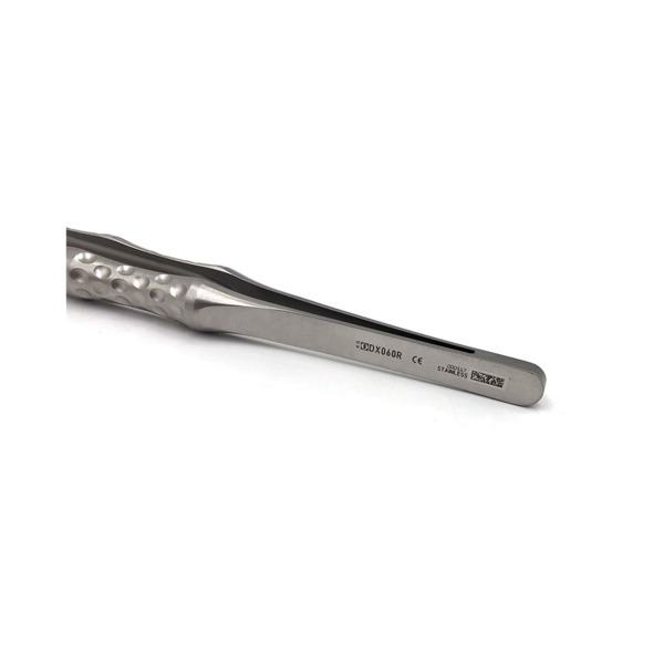 Пинцет пародонтологический Aesculap, прямой, для деликатного захвата, рифленые зубчики, L=180 мм, сталь, 1 шт - фото 2