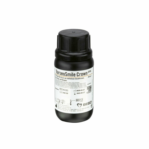 Фотополимерная смола Bego VarseoSmile Crown plus, для 3D-печати постоянных коронок, цвет В3, 0.25 кг - фото 0