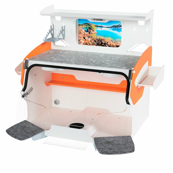 Бокс для обработки моделей Аверон Б 5.0 МАСТЕР ЭКО, закрытый, для работ с бормашиной и пластмассами - фото 1