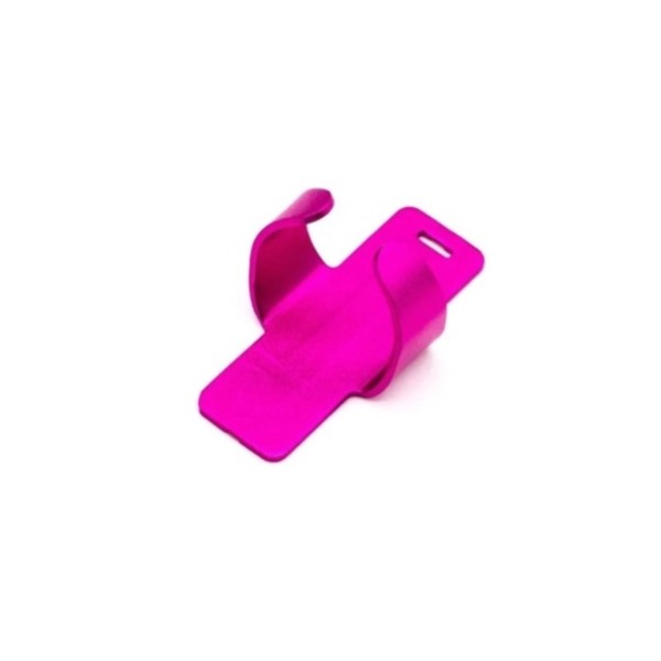 Линейка эндодонтическая Dentins, для измерения файлов и штифтов, на палец, металлическая, розовая, 1 шт - фото 1