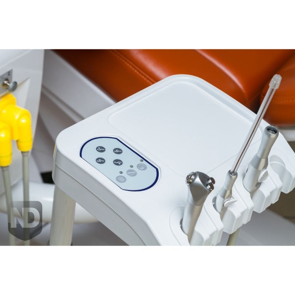 Стоматологическая установка AY-A 3600, верхняя подача, премиум обивка, обсидиан - фото 2