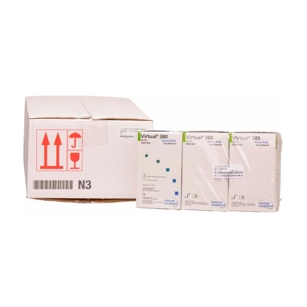 Virtual 380 Multi Pack Heavy Body - слепочный материал, быстрый, 6х380 мл - фото 1