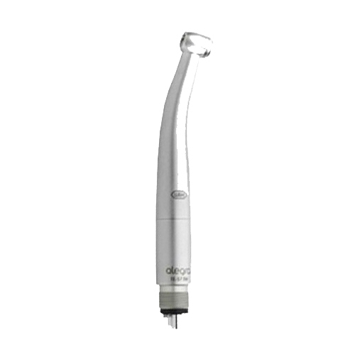 Alegra TE-98 LED G RM - турбинный наконечник с кнопочным зажимом, встроенным генератором и светодиодом, трехточечным спреем , под турбинные боры FG диаметром 1,6 мм, с 4-канальным соединением Ritter-Midwest - фото 0