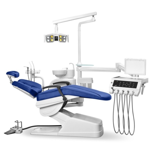 Стоматологическая установка AY-A 4800 II, нижняя подача, синяя лазурь - фото 1