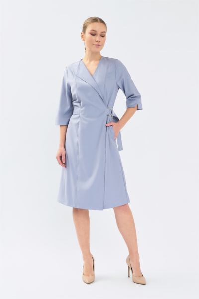 Халат-платье Тезис TZ150, серый, 52 - фото 1