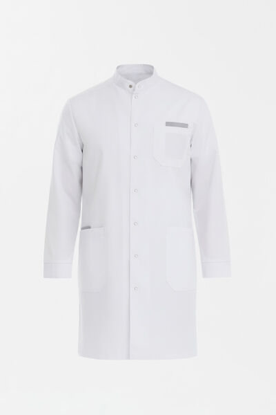 Халат мужской на кнопках Тезис TZ810, белый, 48 - фото 6