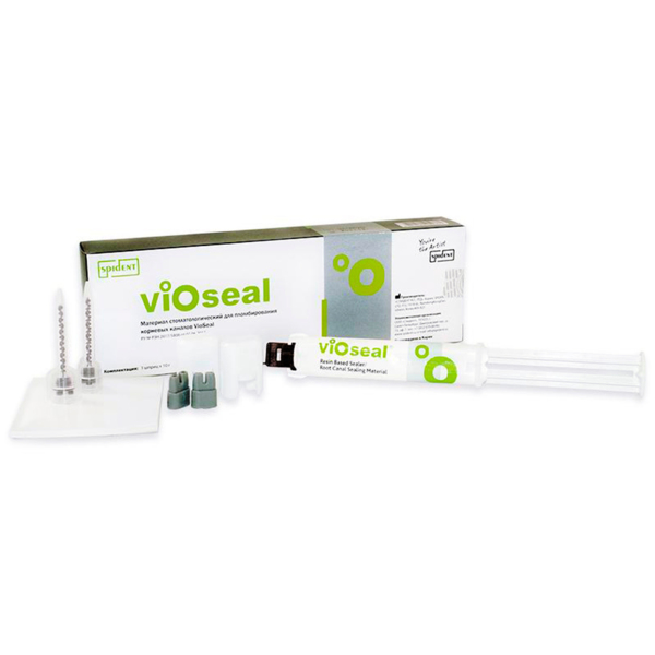 VioSeal — пастообразный полиэпоксидный полимер для пломбирования каналов, шприц 10 г - фото 1