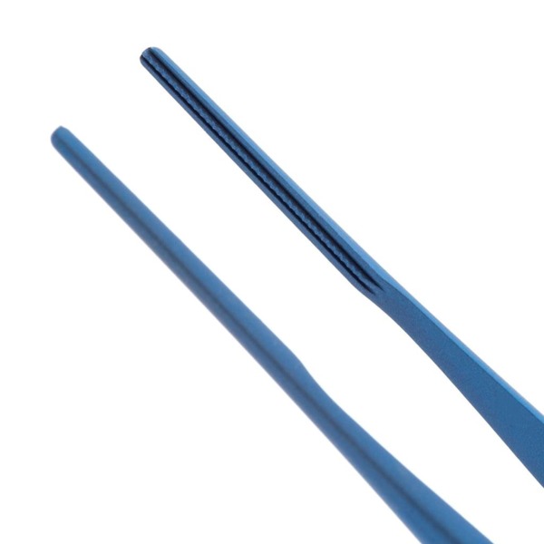 Пинцет атравматичный Микрохирургические технологии, прямой, 1.2 мм, с противовесом, 180 мм - фото 1