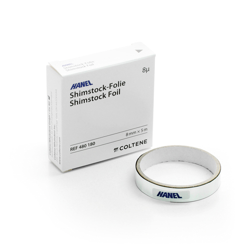 SHIMSTOCK FOIL - окклюзионная фольга на алюминиевой основе 8 мкм, 8 мм х 5 м - фото 0