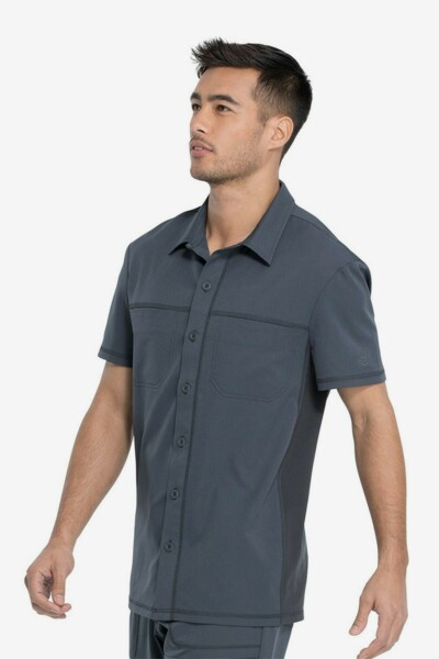 Топ медицинский мужской Dickies DK820, серый, S - фото 2