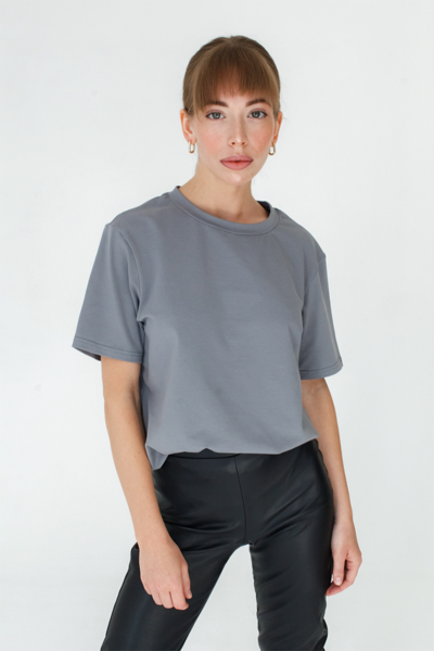 Футболка женская Тезис TZ111, серый, 44-46 - фото 1