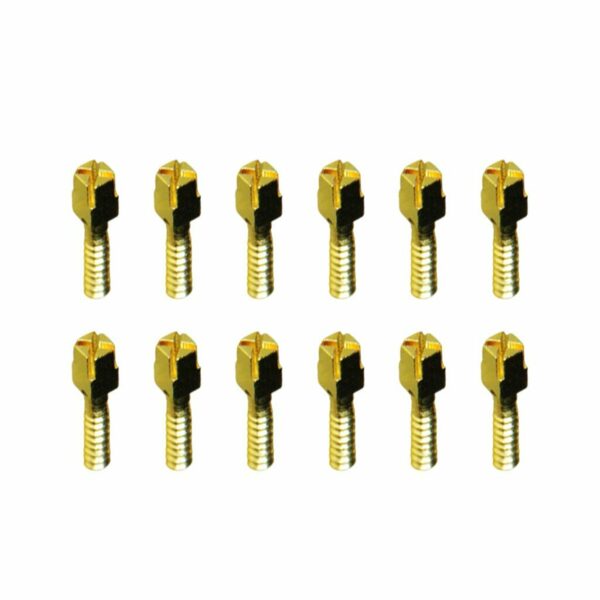 Штифт латунный позолоченный внутриканальный ФОРМА ШВП №M6, анкерный, для реставрации коронки зуба, цилиндр, D=1.75 мм, L=9.5 мм, 12 шт - фото 0