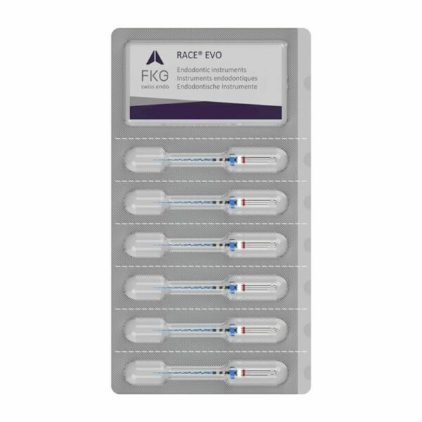 Файлы машинные FKG RACE EVO, стерильный, для создания ковровой дорожки, 25 мм, №15/.04, никель-титан, 6 шт - фото 1