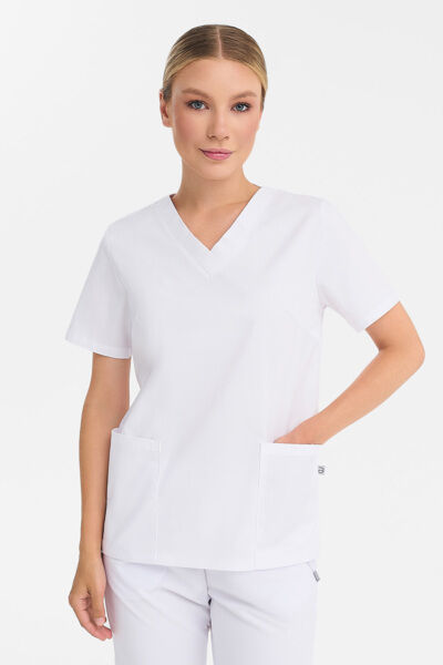 Туника женская Тезис TZ338, unica, белый, 46 - фото 0