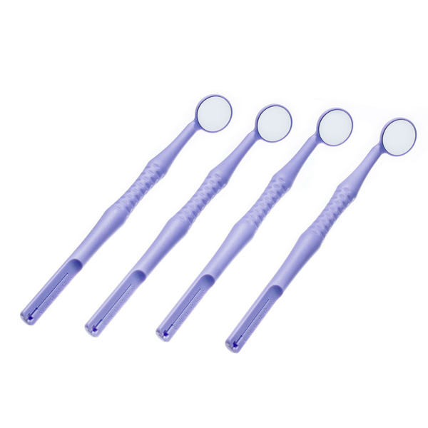 Зеркало стоматологическое Dialog M2 Endo-Guage, родиевое, №3, лавандовый, 4 шт - фото 1