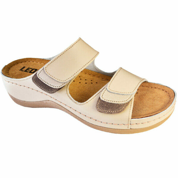 Тапочки-сабо Леон 904, женские, бежевые, 39 - фото 0