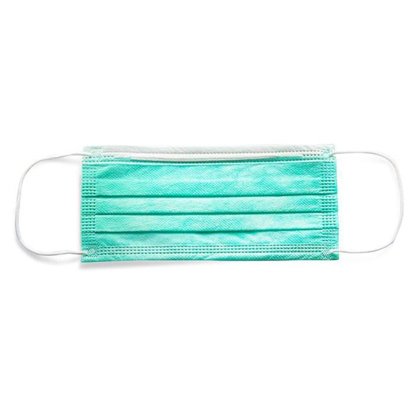 Safe+Mask Economy Mask - маски хиругические на резинках, зеленые, 50 шт - фото 2