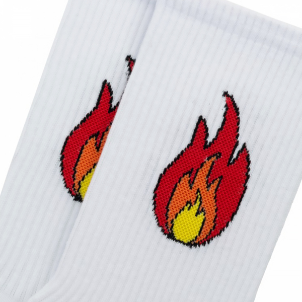 Носки женские, "Огонь", белый, 36-40 - фото 1