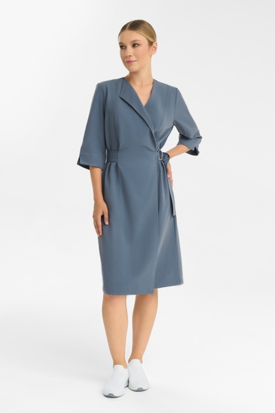 Халат-платье Тезис TZ150, синий, 48 - фото 0