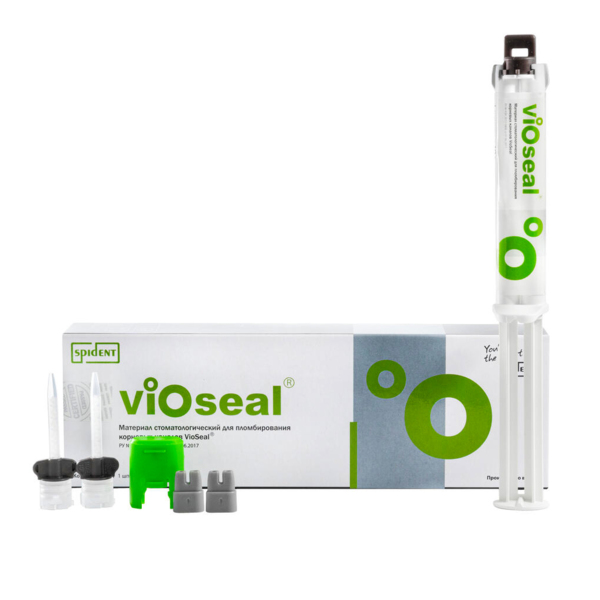 VioSeal — пастообразный полиэпоксидный полимер для пломбирования каналов, шприц 10 г - фото 0