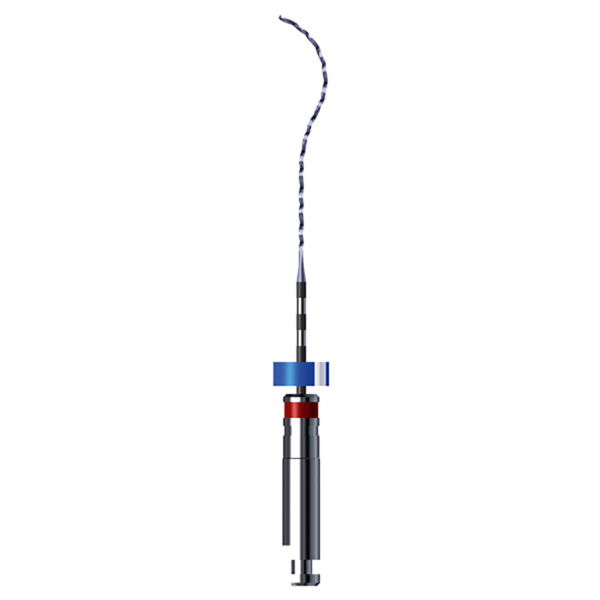 XP-endo Finisher - файл с эффектом памяти, короткая ручка, конус 0%, 25 мм, №25, стерильный, 3 шт - фото 0