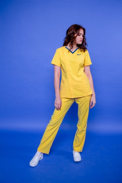 Брюки женские, R126 лимонно-желтый, XL - фото 0