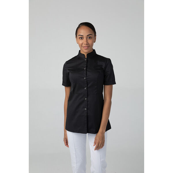 Туника женская Dr. Nice на кнопках, черный, 46 - фото 3