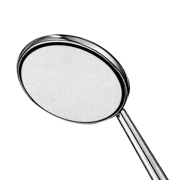 Зеркало Hu-Friedy #5, родиевое, с односторонним конусом, американская резьба, 24 мм, 3 шт - фото 1