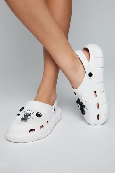 Сабо W-52, белый, 38-39 - фото 1