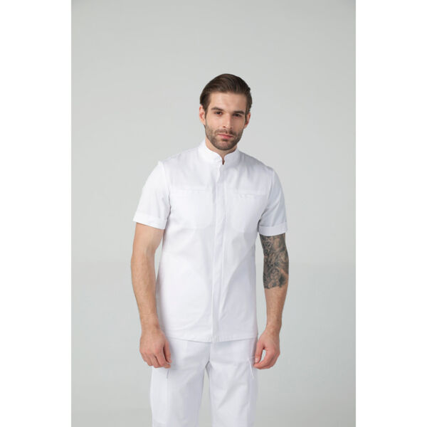 Туника мужская Dr. Nice, на молнии, белый, 54 - фото 3