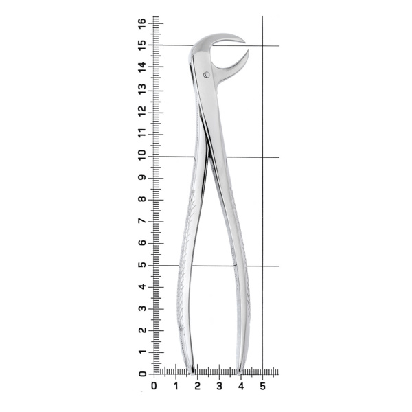 Щипцы для удаления зубов, нижние моляры, клювовидные, стандартные, 11-86C* - фото 7