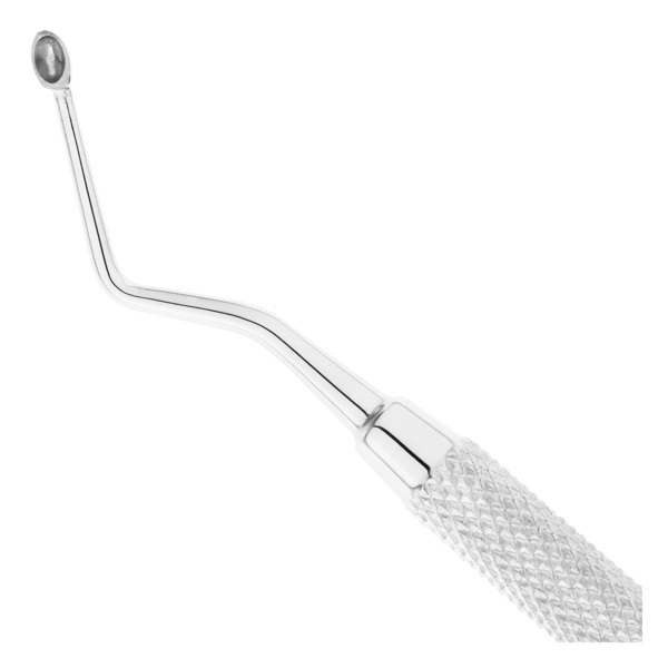 Ложка кюретажная Hemingway, овальная, 2,0 мм, угол терминального изгиба >90  - фото 3