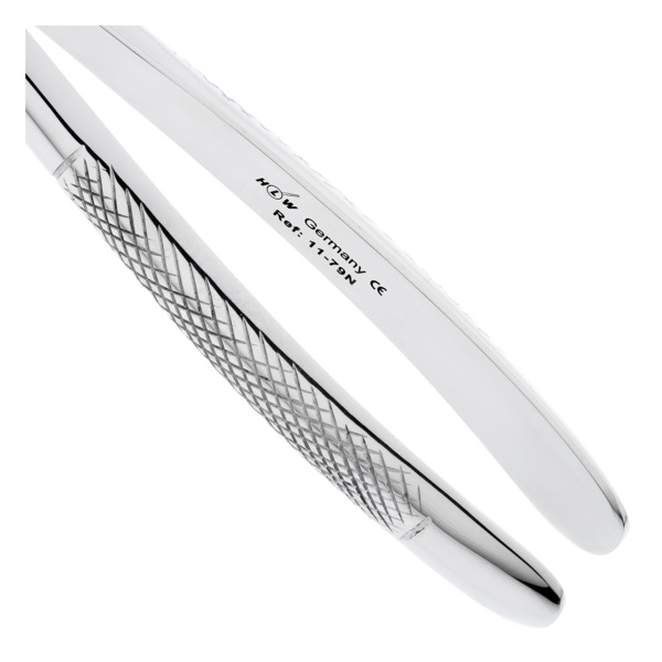 Щипцы для удаления зубов, нижние 3-и моляры, глубокий захват, вертикально-изогнутые, стандартные - фото 5