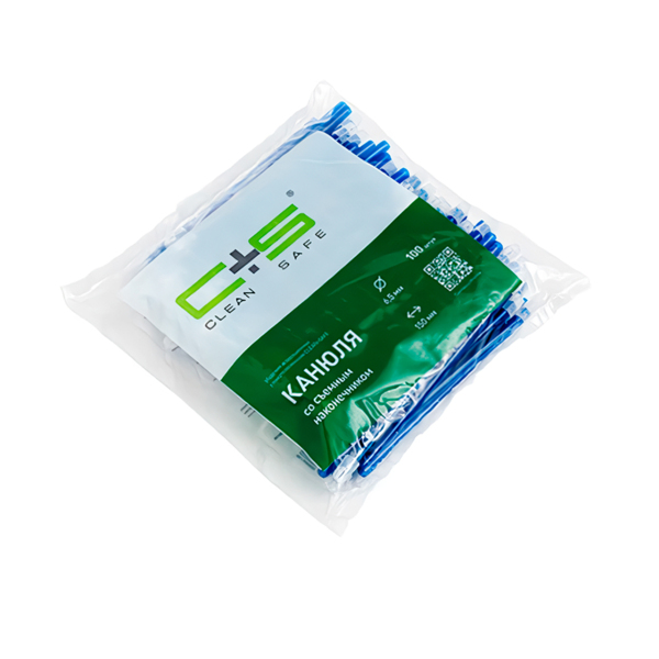 Наконечники для слюноотсосов, 15 см, синий, 100 шт - фото 0