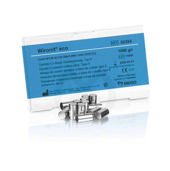 Wironit eco – хромовый сплав для частичного протезирования зубов - фото 0
