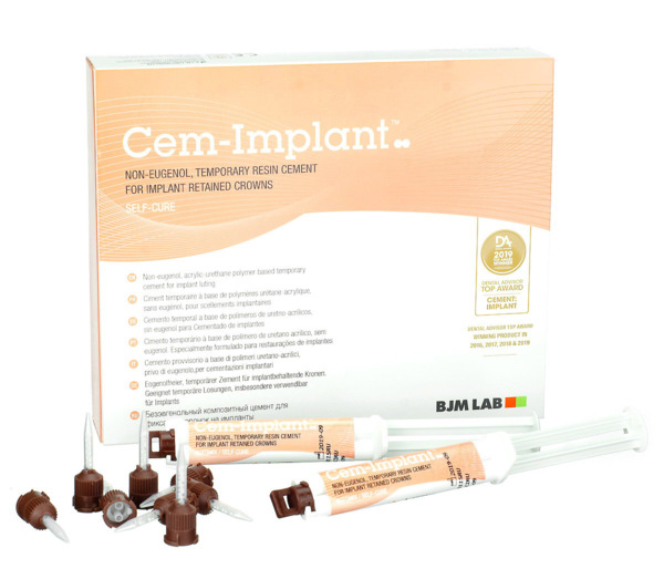 Cem - Implant Auto Mix - цемент для фиксации коронок на имплантатах. Набор для автоматического смешивания. - фото 0