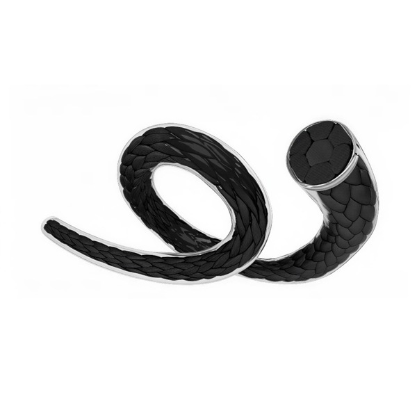 Шовный материал MyDent24 Шелк, нерассасывающаяся плетеная нить с покрытием 6/0 75 см, обратно-режущая игла 13 мм 1/2, черный, 12 шт - фото 1