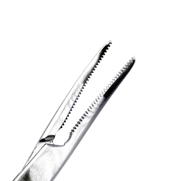 Зажим Halsted-Mosquito #3, кровоостанавливающий, изогнутый, 12 см - фото 6